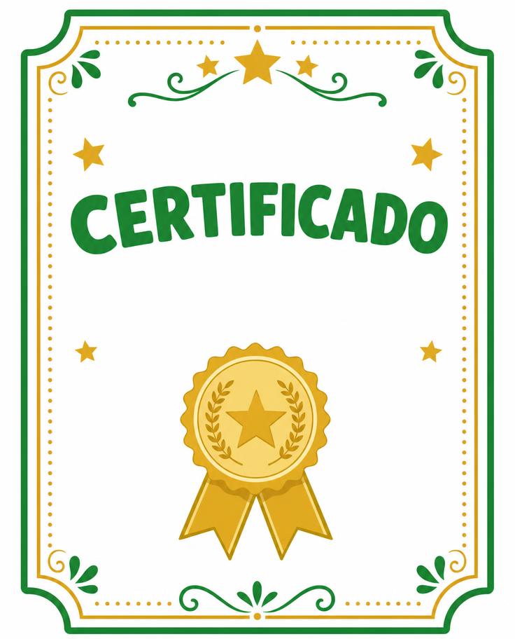 Capa do bônus Certificado Personalizado